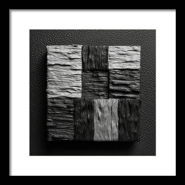 Shadow Blocks - Framed Print
