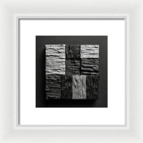 Shadow Blocks - Framed Print