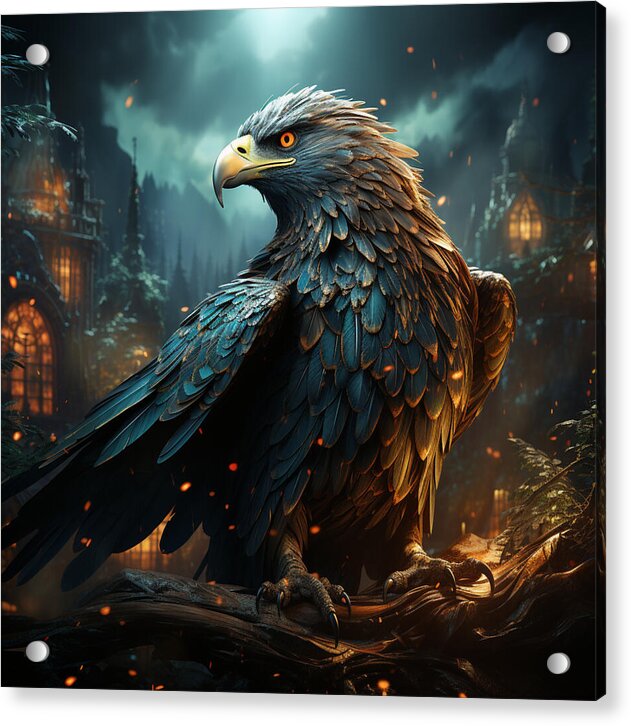 Shadowed Sentinel - Acrylic Print