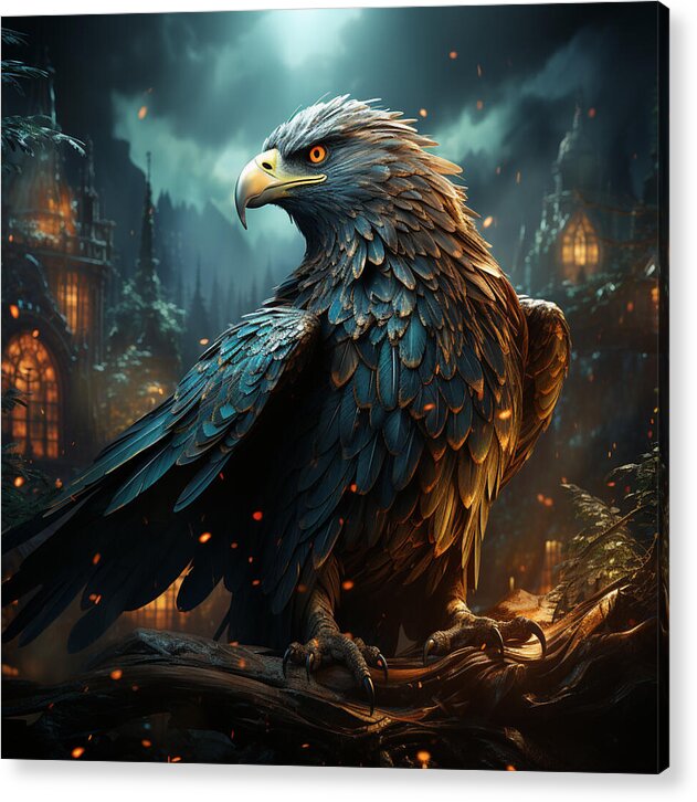 Shadowed Sentinel - Acrylic Print