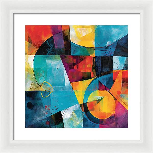 Shapes in Kaleidoscope - Framed Print