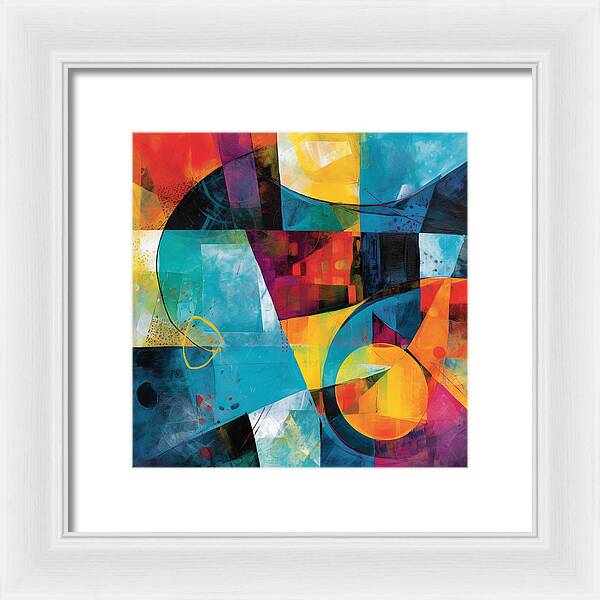 Shapes in Kaleidoscope - Framed Print