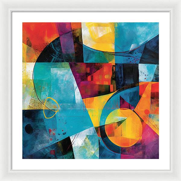 Shapes in Kaleidoscope - Framed Print
