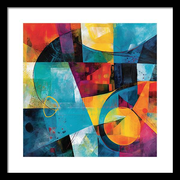 Shapes in Kaleidoscope - Framed Print