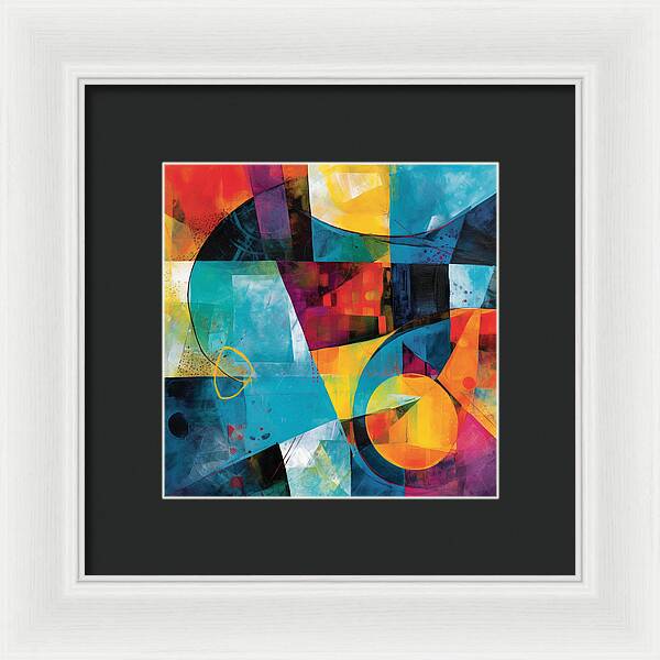 Shapes in Kaleidoscope - Framed Print