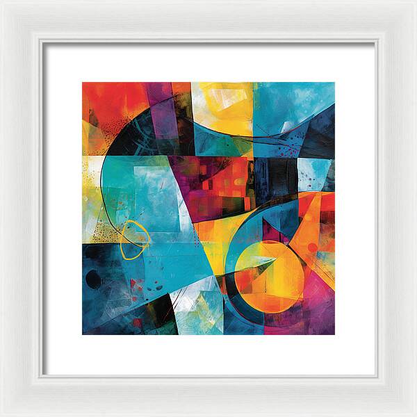Shapes in Kaleidoscope - Framed Print
