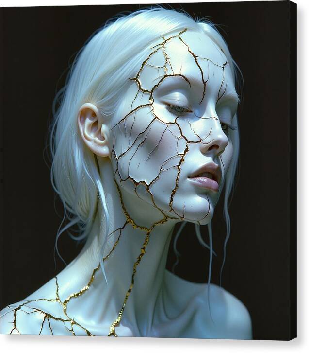 Shattered Beauty - Canvas Print