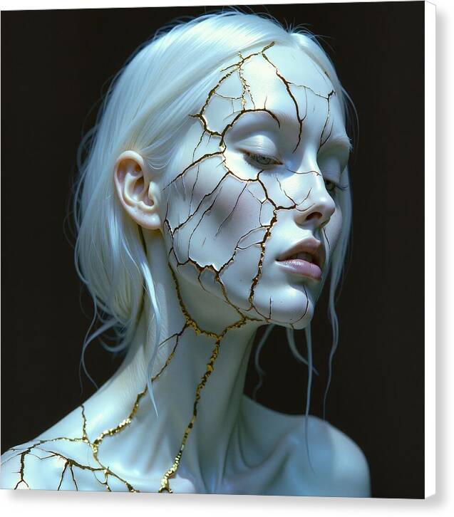 Shattered Beauty - Canvas Print