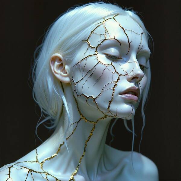 Shattered Beauty - Art Print