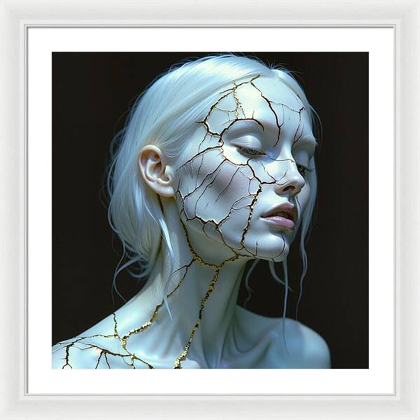 Shattered Beauty - Framed Print