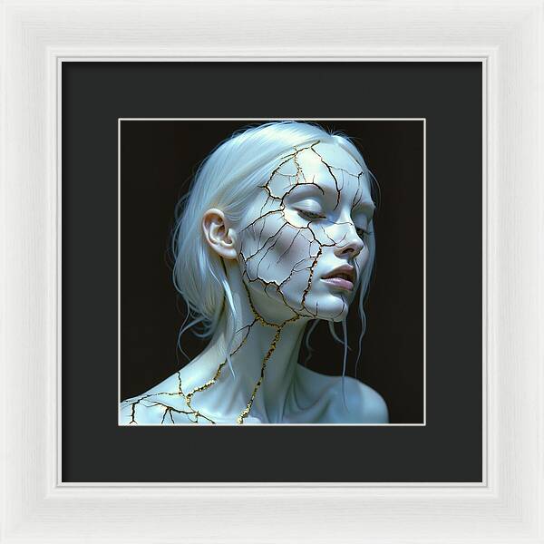 Shattered Beauty - Framed Print