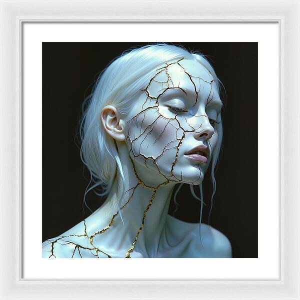 Shattered Beauty - Framed Print