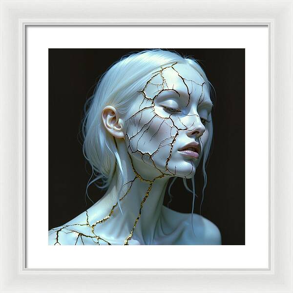 Shattered Beauty - Framed Print