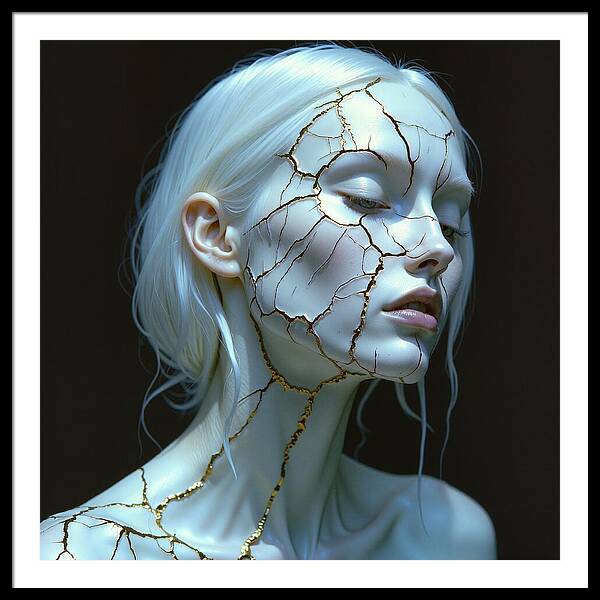 Shattered Beauty - Framed Print