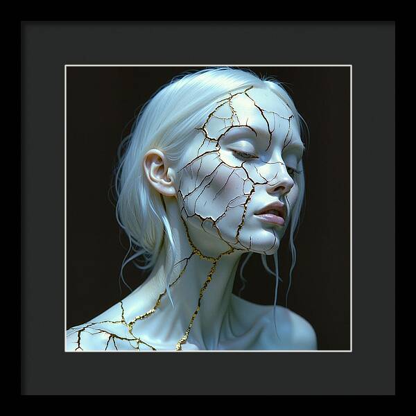 Shattered Beauty - Framed Print