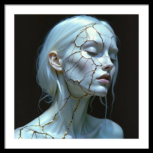 Shattered Beauty - Framed Print