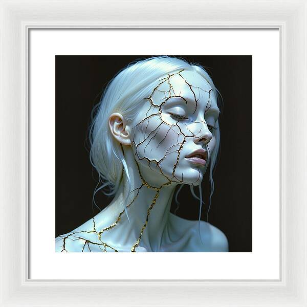 Shattered Beauty - Framed Print