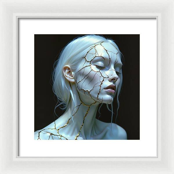 Shattered Beauty - Framed Print