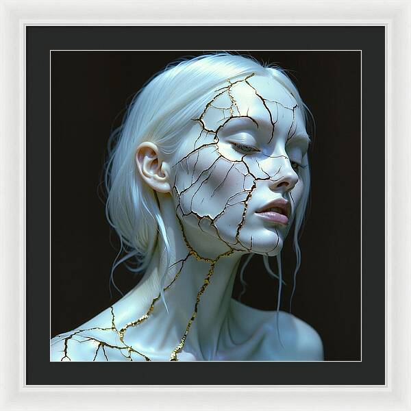 Shattered Beauty - Framed Print