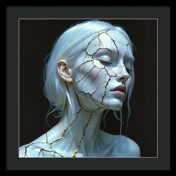 Shattered Beauty - Framed Print
