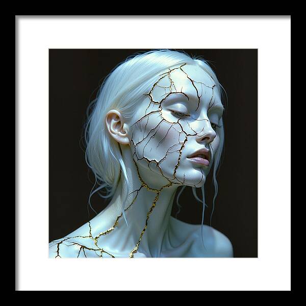Shattered Beauty - Framed Print