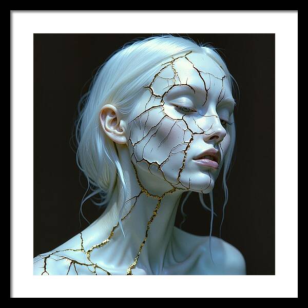 Shattered Beauty - Framed Print