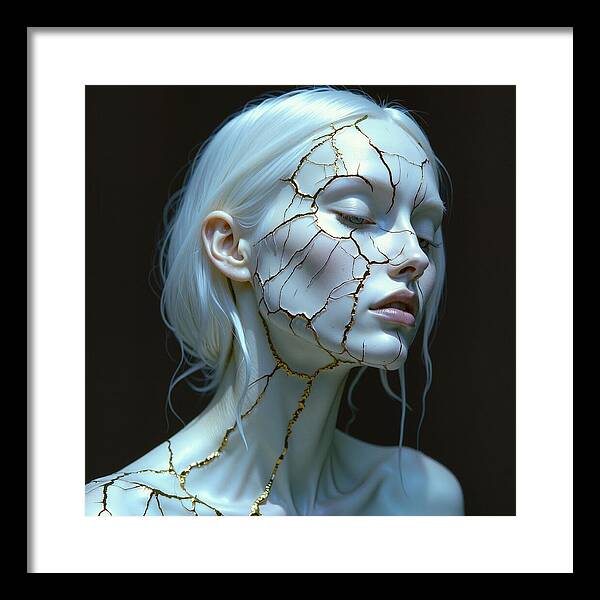 Shattered Beauty - Framed Print