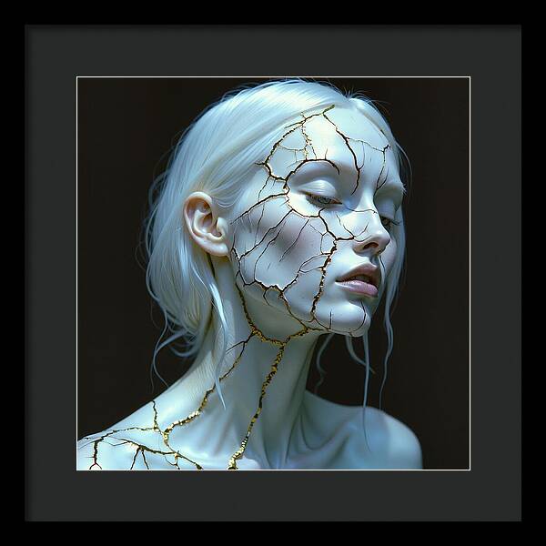 Shattered Beauty - Framed Print