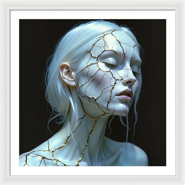 Shattered Beauty - Framed Print