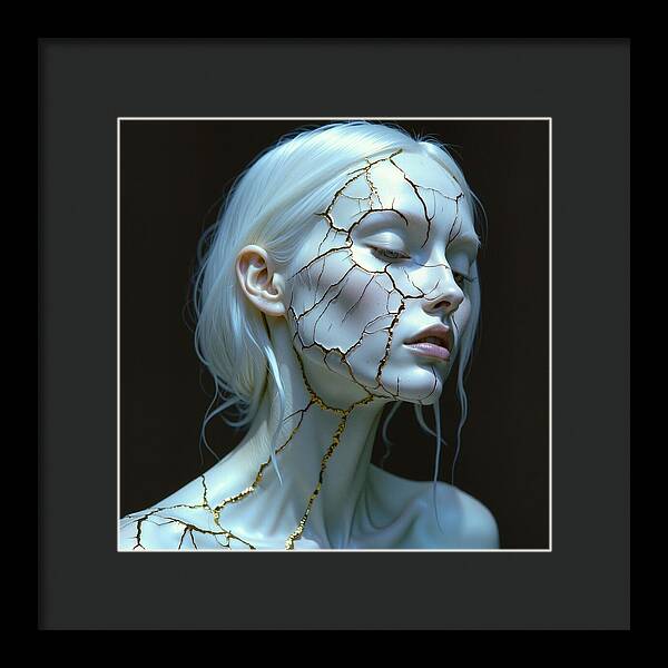 Shattered Beauty - Framed Print