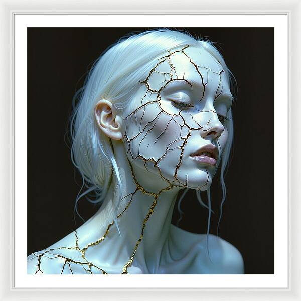 Shattered Beauty - Framed Print