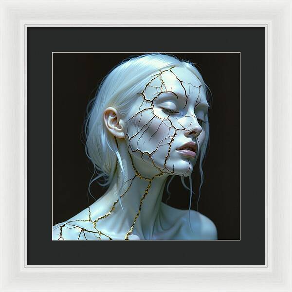 Shattered Beauty - Framed Print