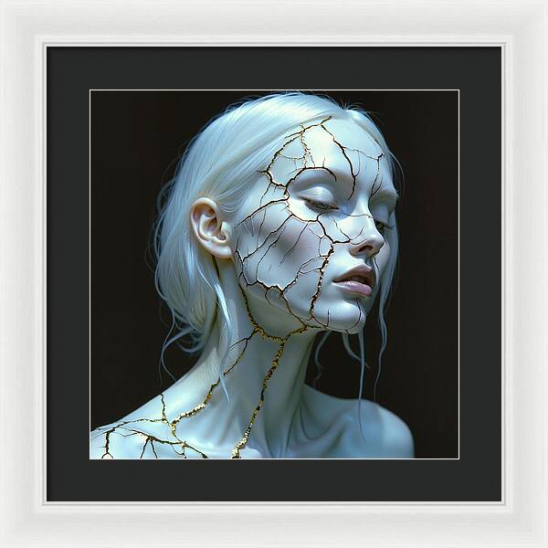 Shattered Beauty - Framed Print