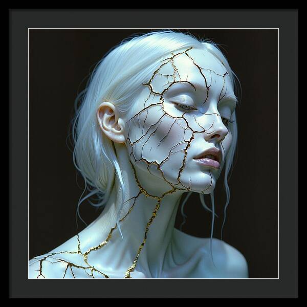 Shattered Beauty - Framed Print