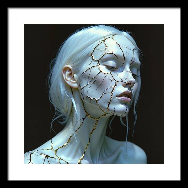 Shattered Beauty - Framed Print