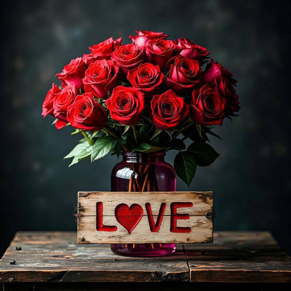 Sign of Love - Art Print