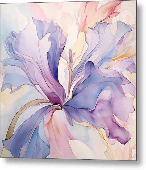 Silk Pedals - Metal Print