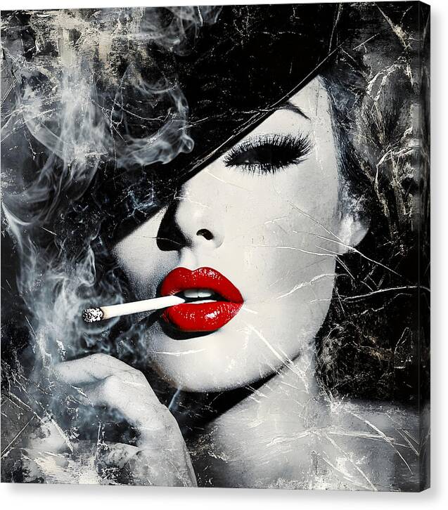 Smoky Seduction - Canvas Print
