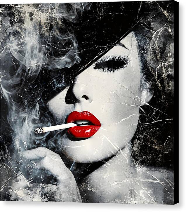Smoky Seduction - Canvas Print