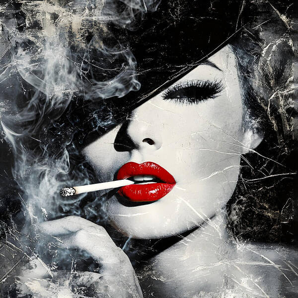 Smoky Seduction - Art Print