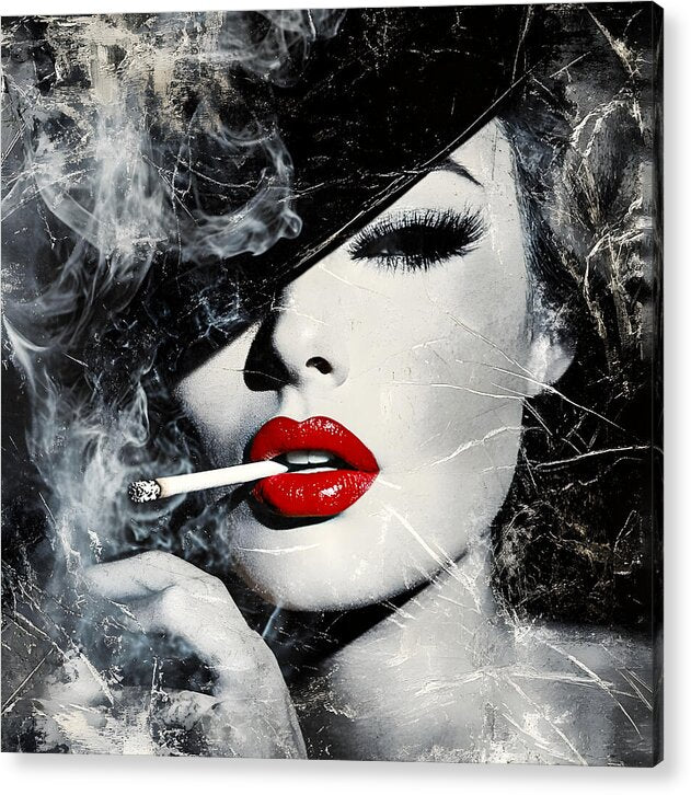 Smoky Seduction - Acrylic Print