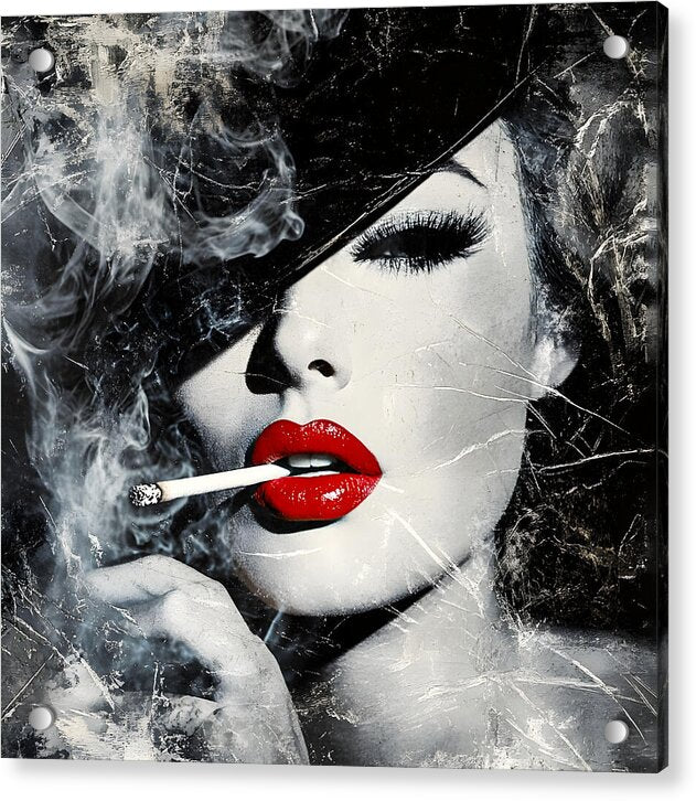 Smoky Seduction - Acrylic Print