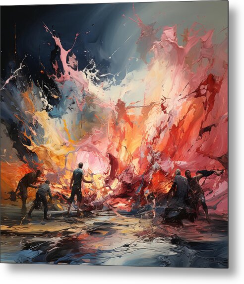 Spectacle of Labor - Metal Print