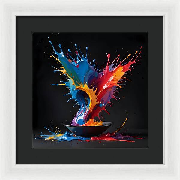 Splash of Creation - Framed Print