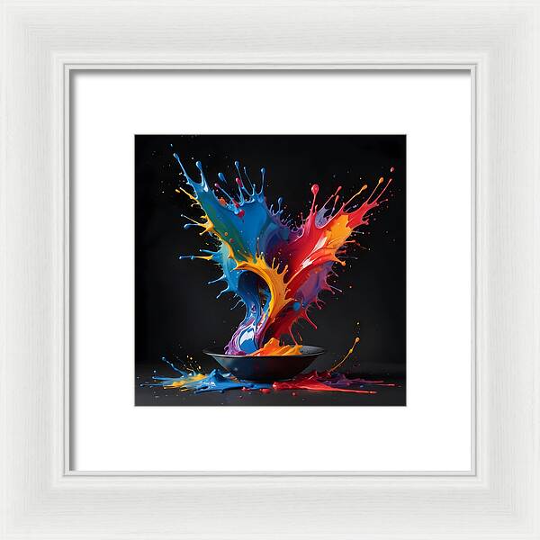 Splash of Creation - Framed Print