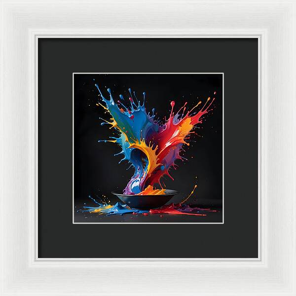 Splash of Creation - Framed Print