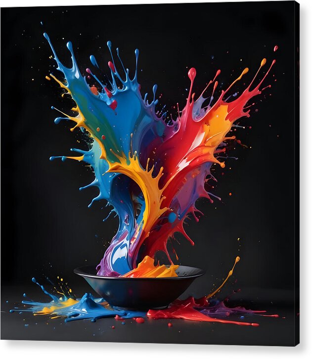 Splash of Creation - Acrylic Print