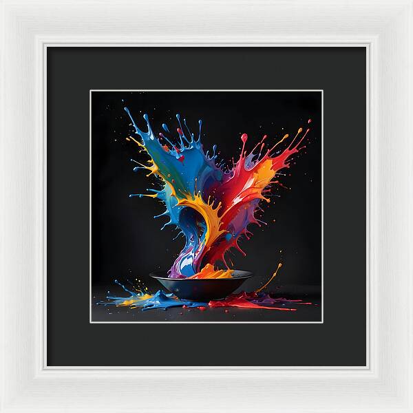 Splash of Creation - Framed Print
