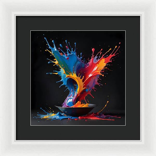 Splash of Creation - Framed Print