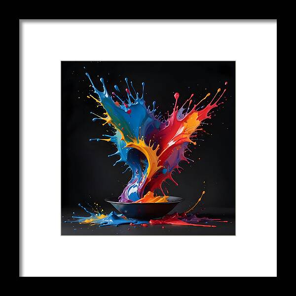 Splash of Creation - Framed Print